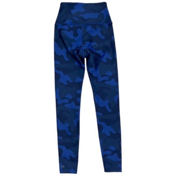 NWT Splits59 Ava High Waist Techflex 7/8 Leggings in Blue Camo Size XS - Picture 4 of 7